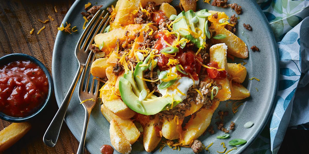 Sea salt & chardonnay vinegar loaded fries Sea salt & chardonnay vinegar loaded fries