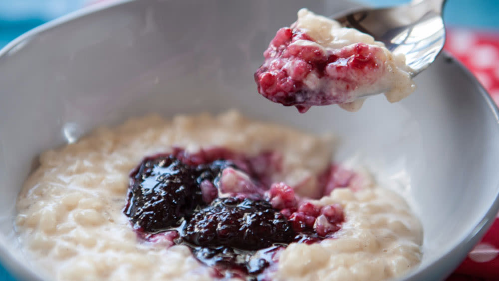 Jammy rice pudding Jammy rice pudding