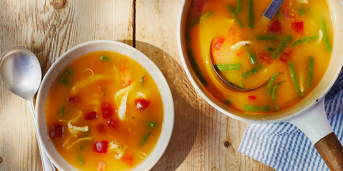 Spiced chicken tomato soup Spiced chicken tomato soup