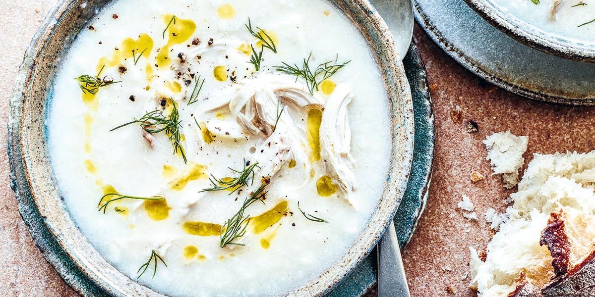 Avegolemono (Greek chicken soup) Avegolemono (Greek chicken soup)