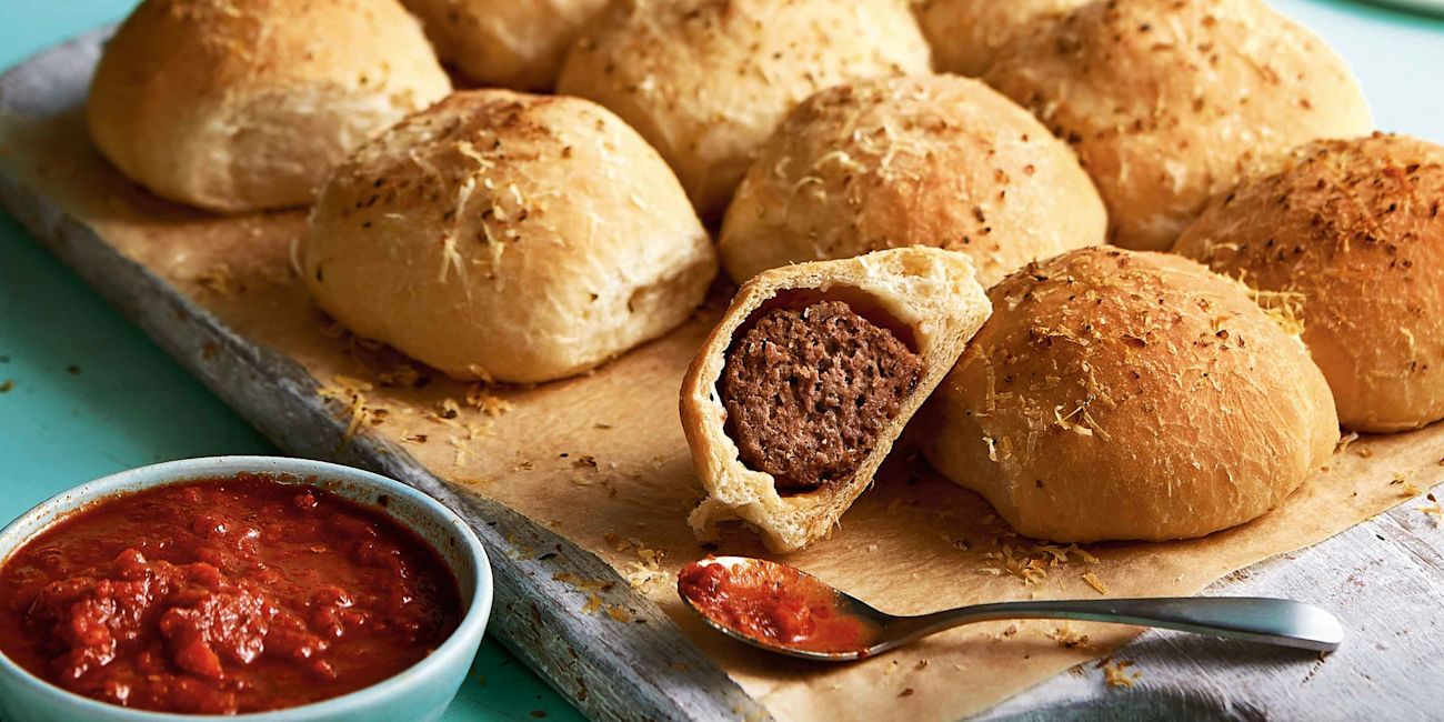 Meatball buns Meatball buns