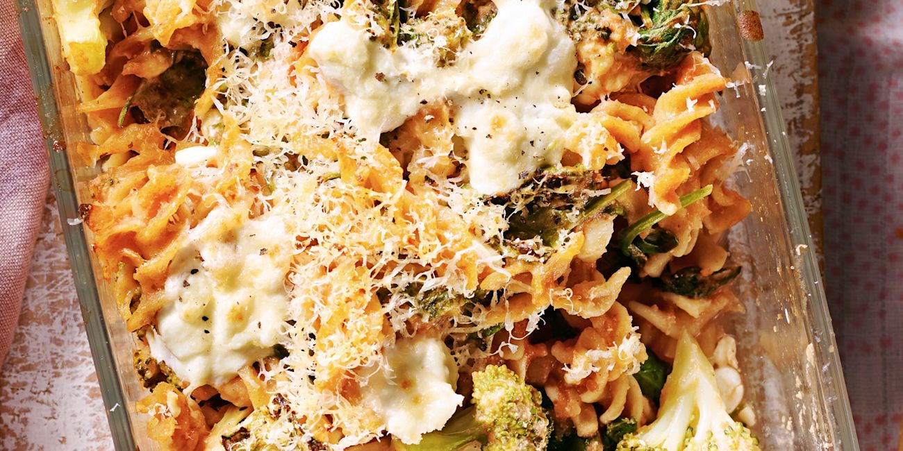 Spinach and broccoli pasta bake Spinach and broccoli pasta bake