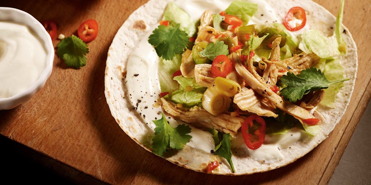 Thai chicken tacos Thai chicken tacos