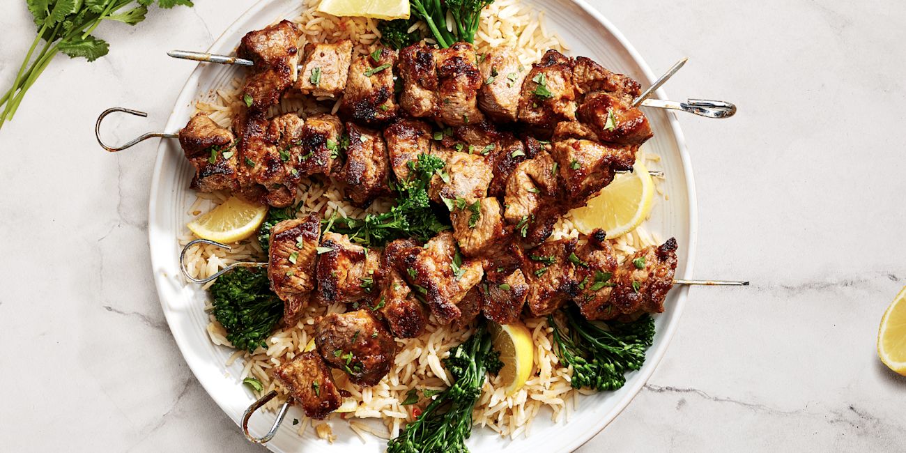 Lamb satay skewers Lamb satay skewers