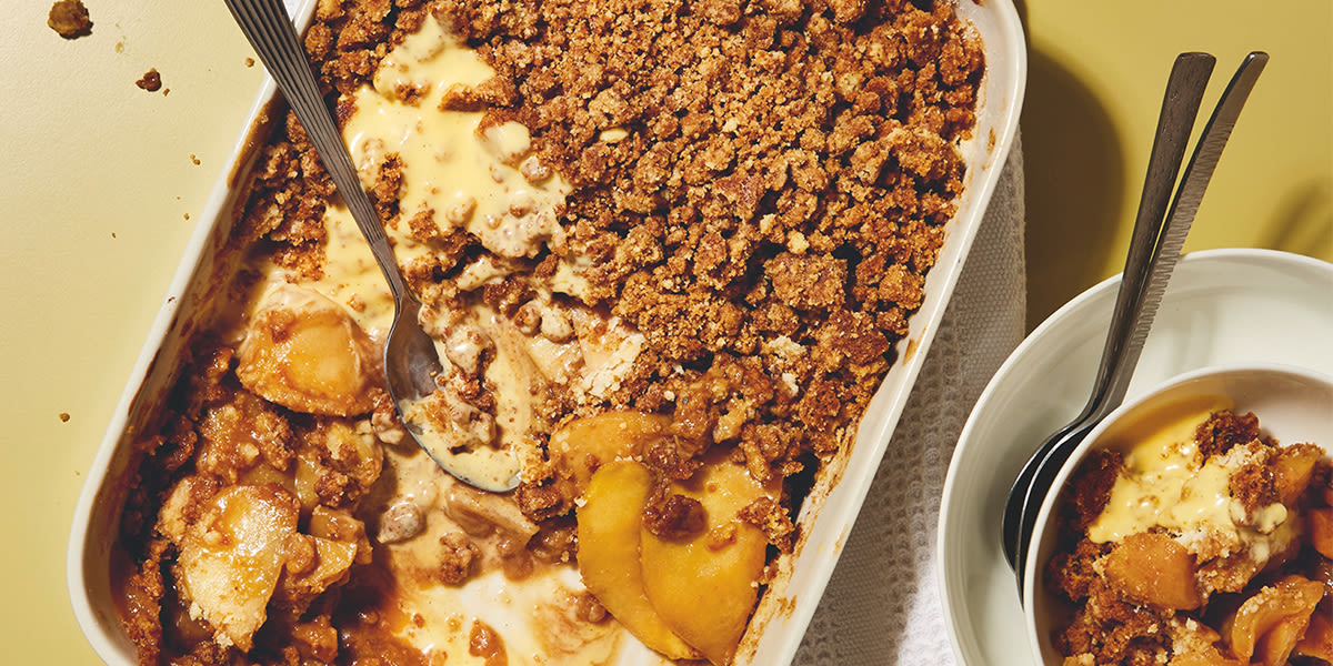 Butterscotch apple crumble Butterscotch apple crumble