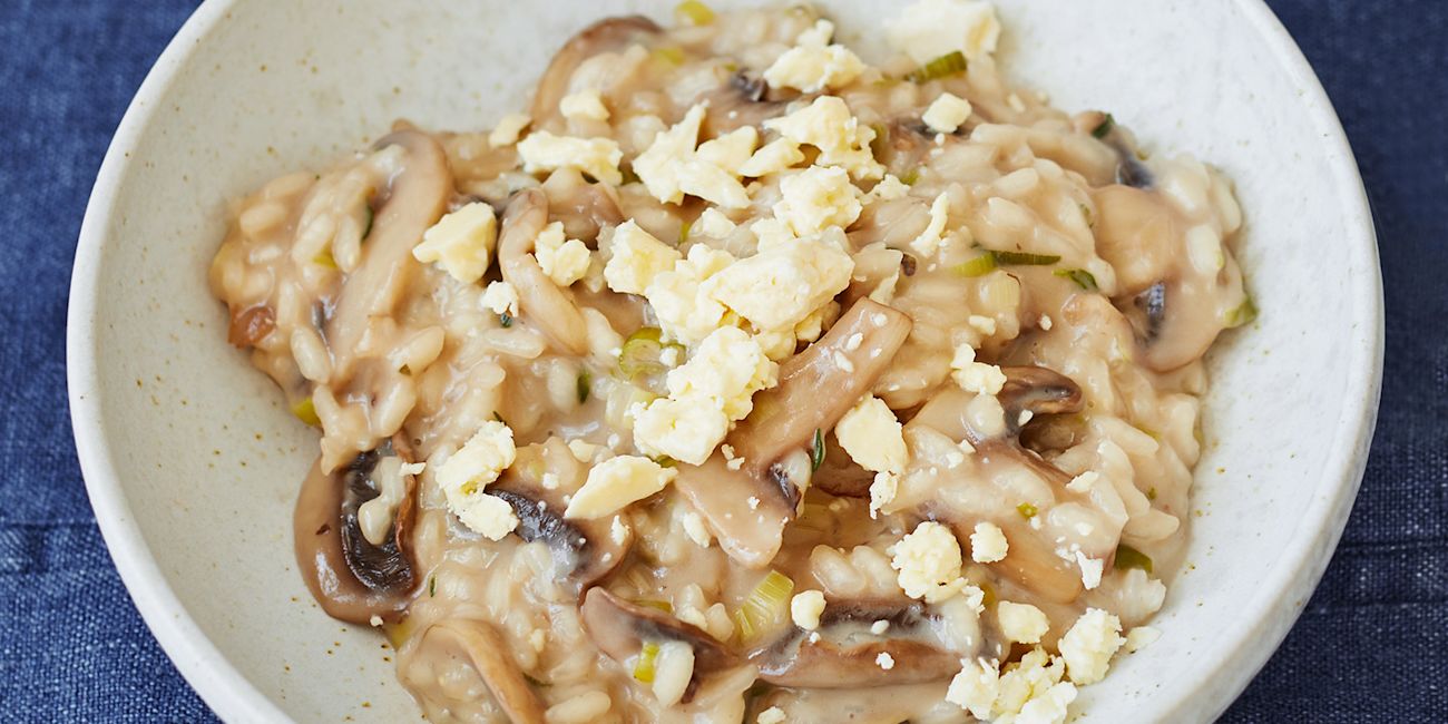 Easy mushroom risotto Easy mushroom risotto