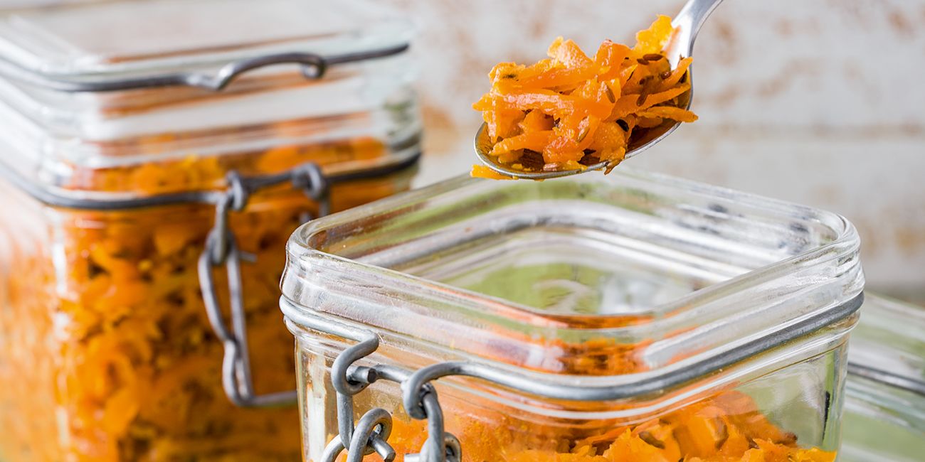 Indian spiced carrot pickle Indian spiced carrot pickle
