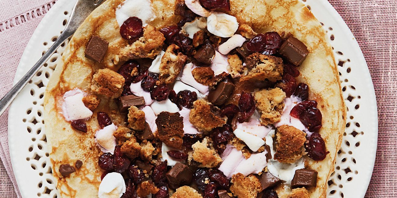Rocky road pancakes Rocky road pancakes
