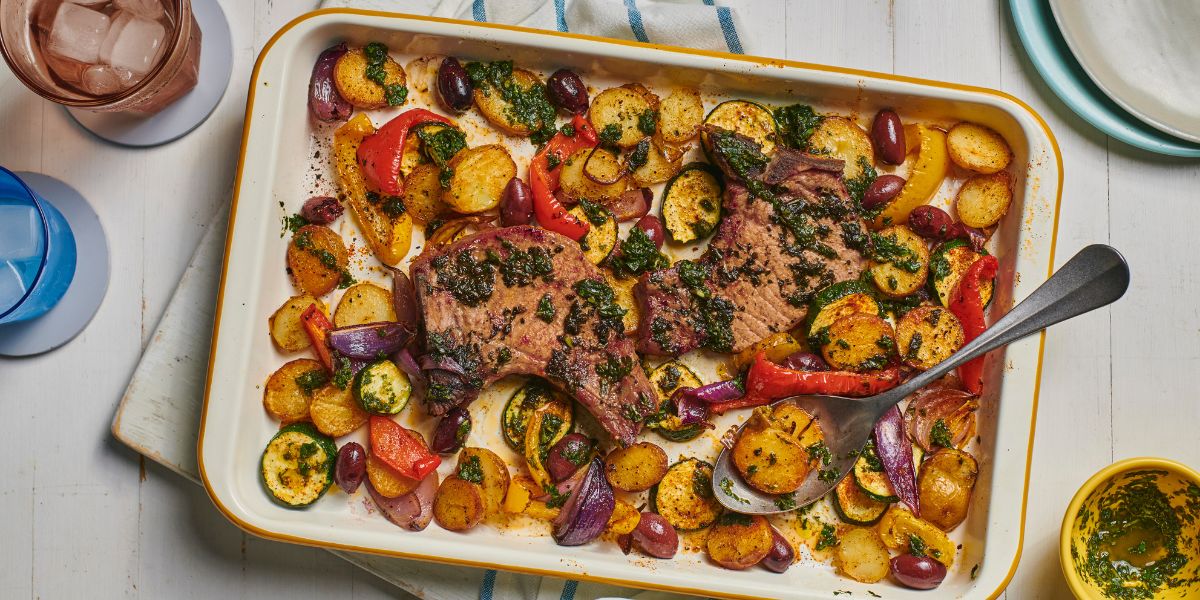 Summer tray bake Summer tray bake