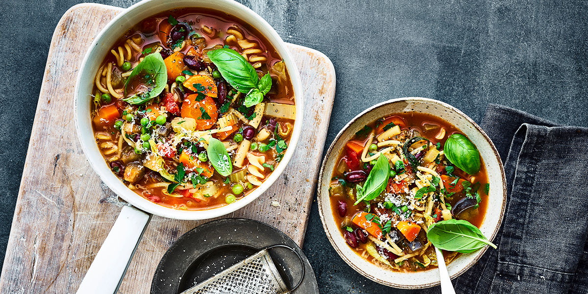 Low-waste minestrone soup Low-waste minestrone soup