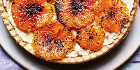 Burnt orange cheesecake pie