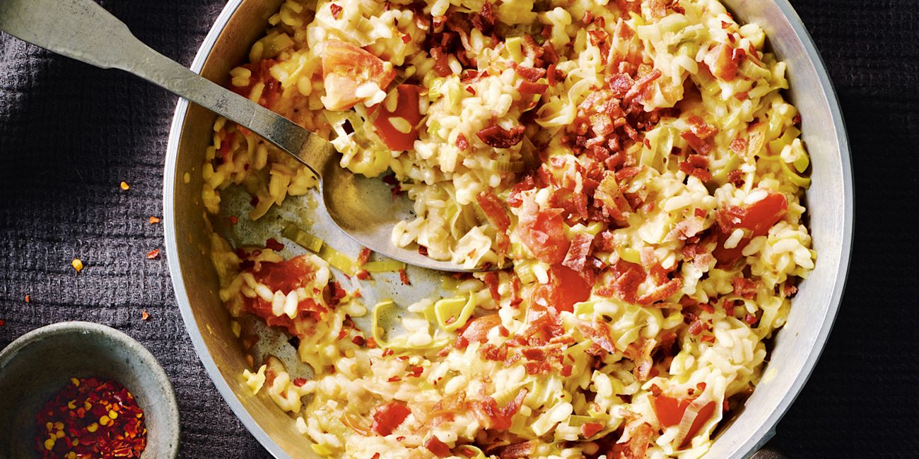 Spicy bacon risotto Spicy bacon risotto