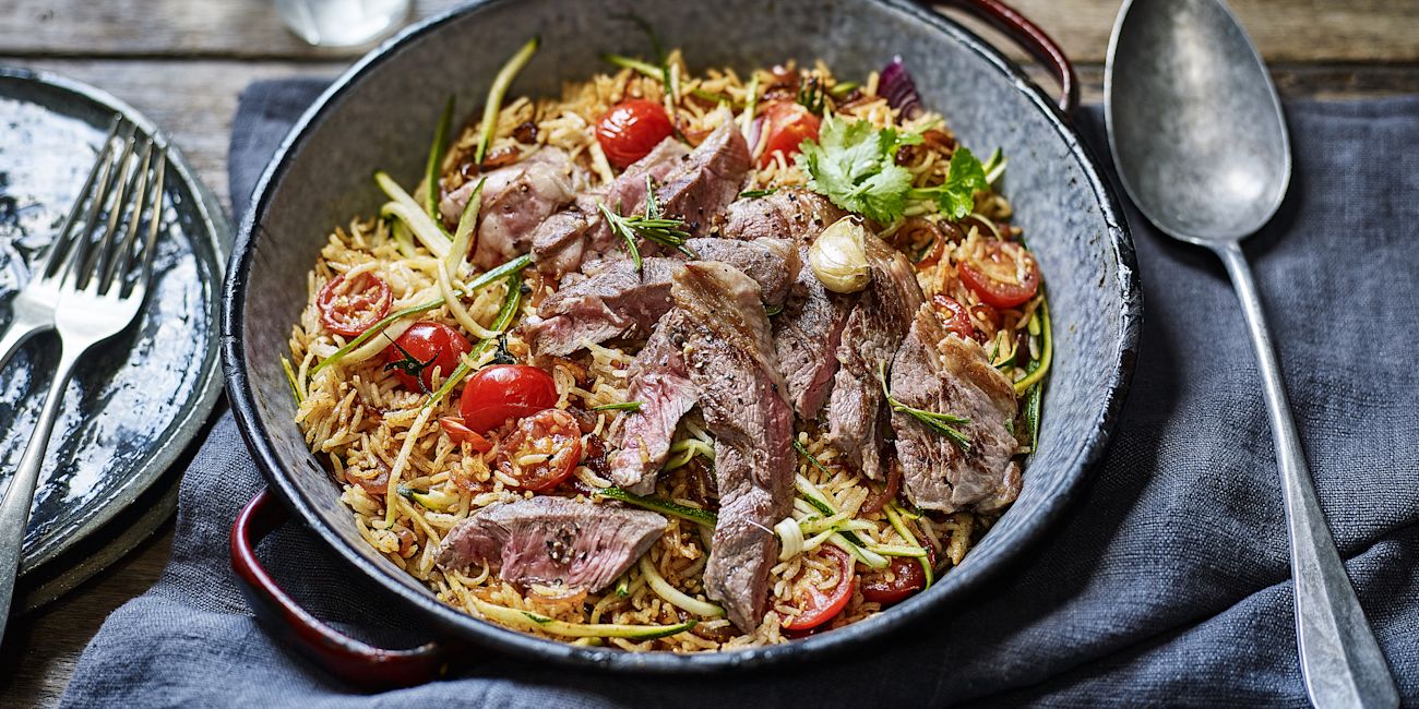 One-pot smoky lamb and rice One-pot smoky lamb and rice