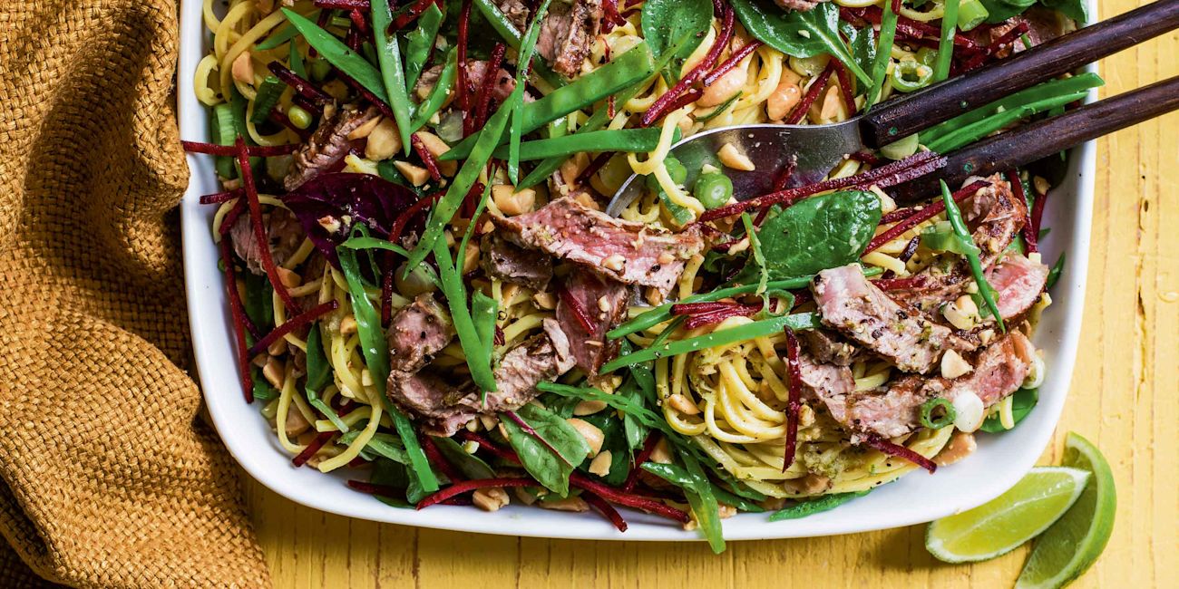 Asian-inspired steak & noodle salad Asian-inspired steak & noodle salad