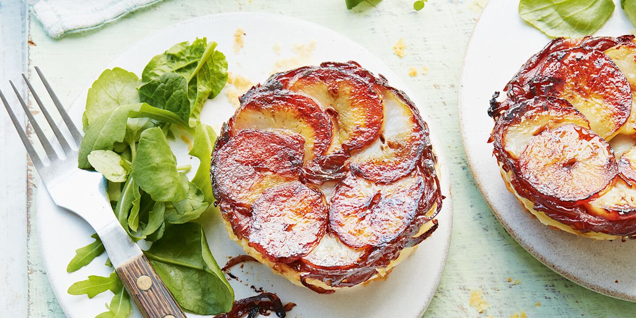 Jersey Royal tarte tatin Jersey Royal tarte tatin