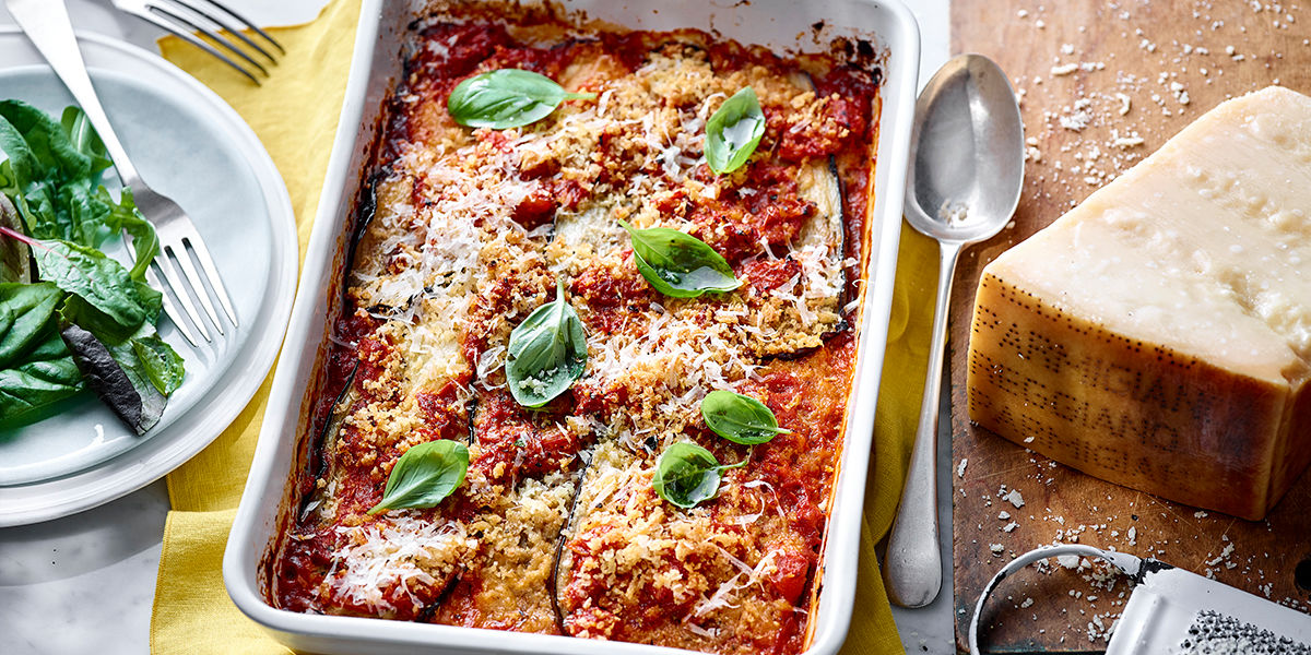Aubergine parmigiana Aubergine parmigiana