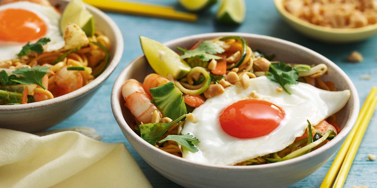 Pad Thai style courgetti Pad Thai style courgetti