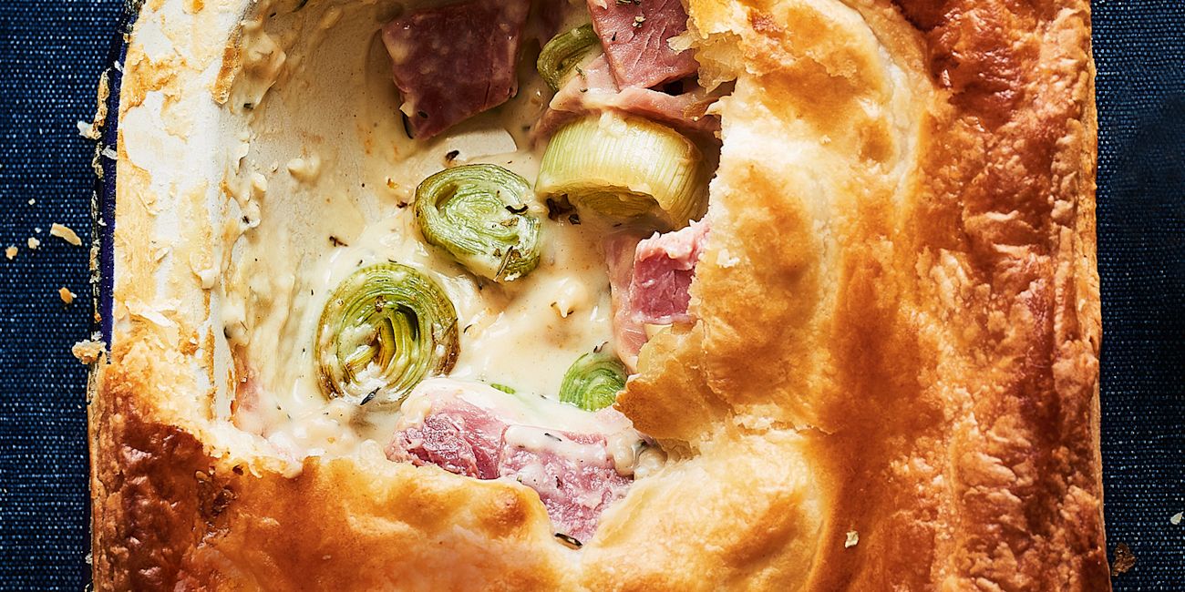 Ham and leek pie Ham and leek pie