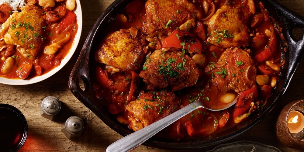 Chicken and chorizo hotpot Chicken and chorizo hotpot