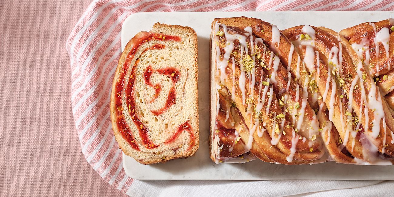 Raspberry jam doughnut loaf Raspberry jam doughnut loaf