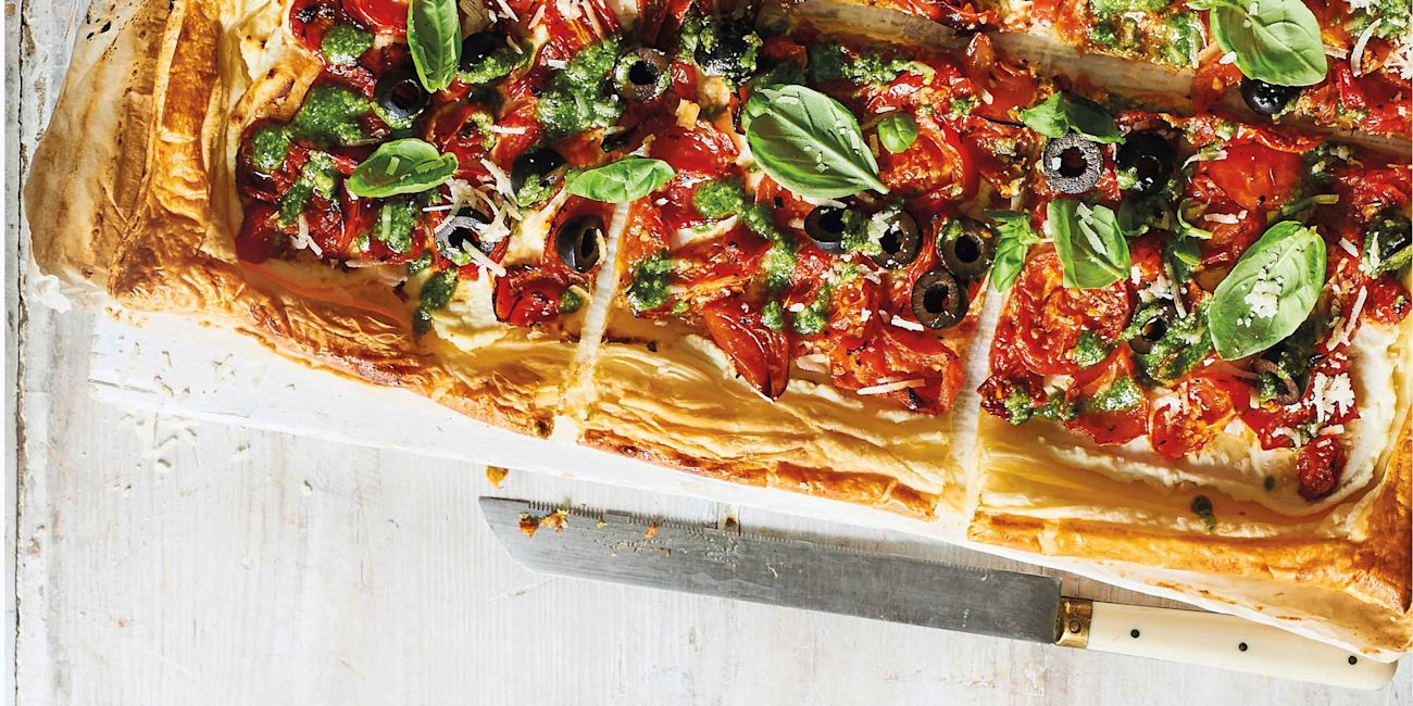 Tomato and olive tart Tomato and olive tart