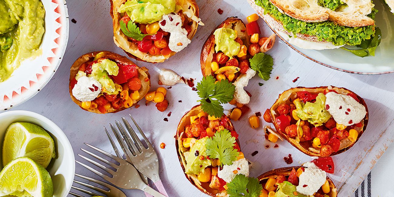 Loaded potato skins Loaded potato skins