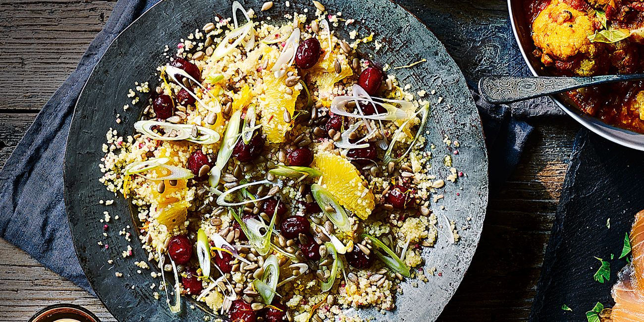 Orange and cranberry cous cous Orange and cranberry cous cous