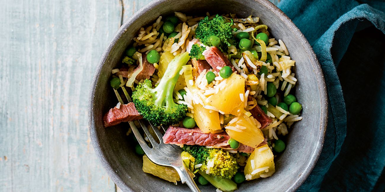 Gammon and pineapple rice bowls Gammon and pineapple rice bowls