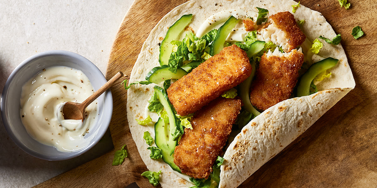 Fish Finger Wraps Fish Finger Wraps