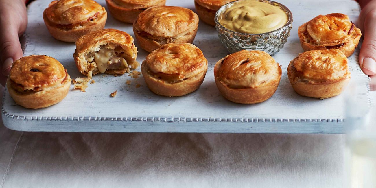 Treacle ham and cheese pies Treacle ham and cheese pies