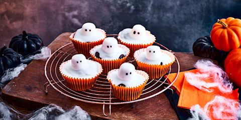 Marshmallow ghost cupcakes