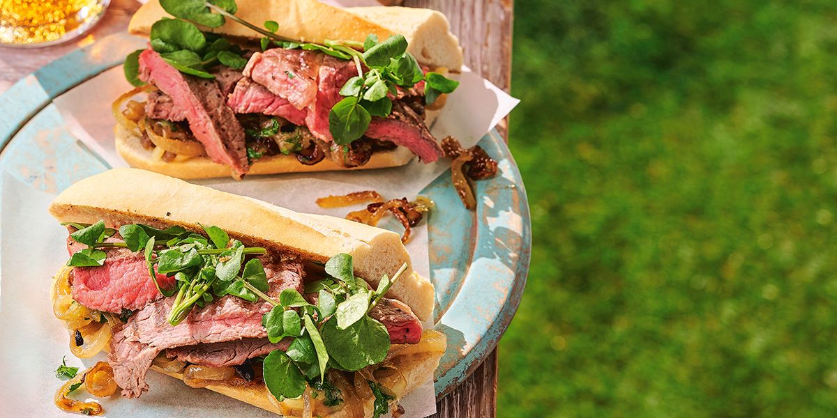 Steak & onion sandwich Steak & onion sandwich