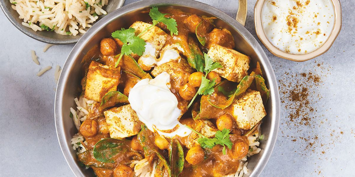 Crispy Tofu & Spinach Curry Crispy Tofu & Spinach Curry