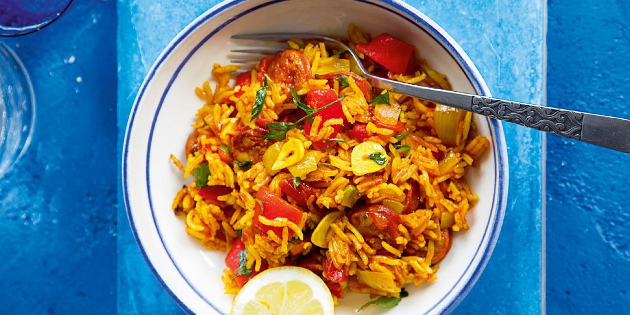 Easy paella style rice Easy paella style rice