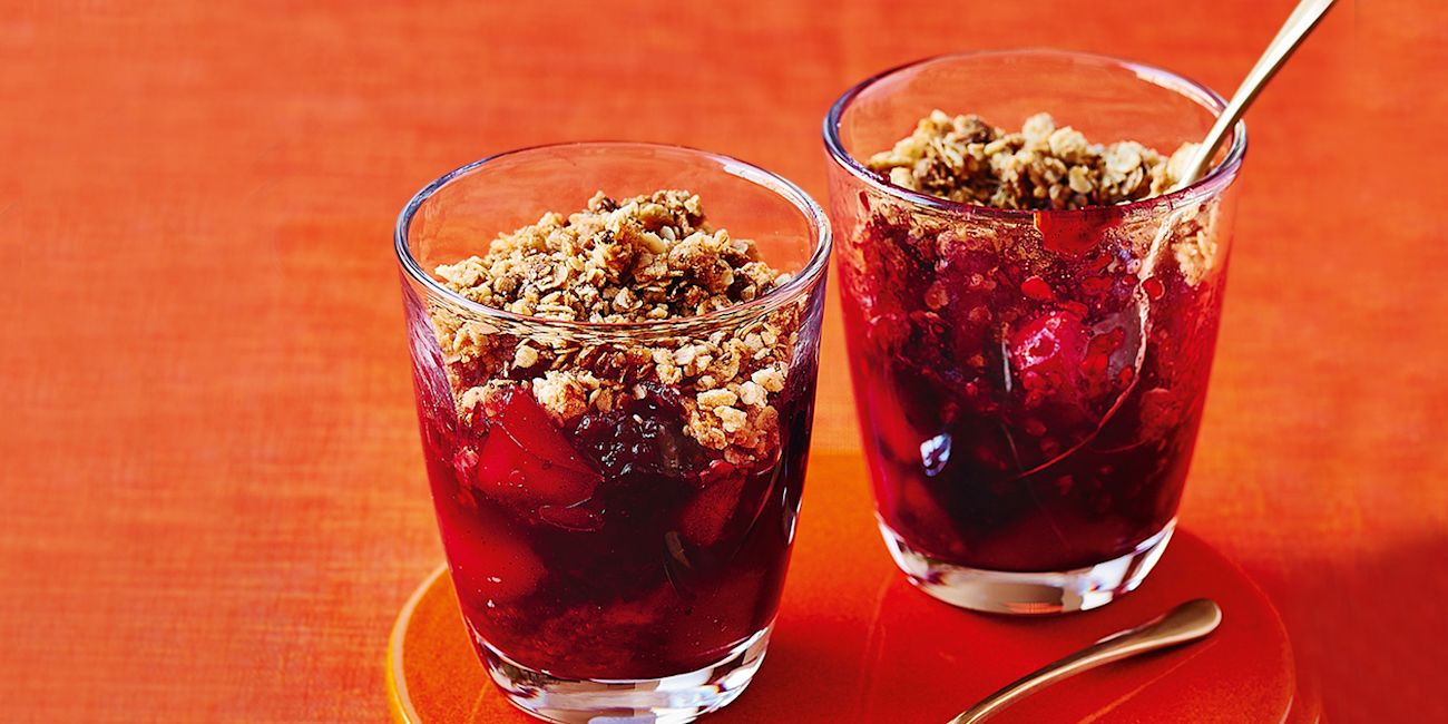 Fruity crumble crisp Fruity crumble crisp