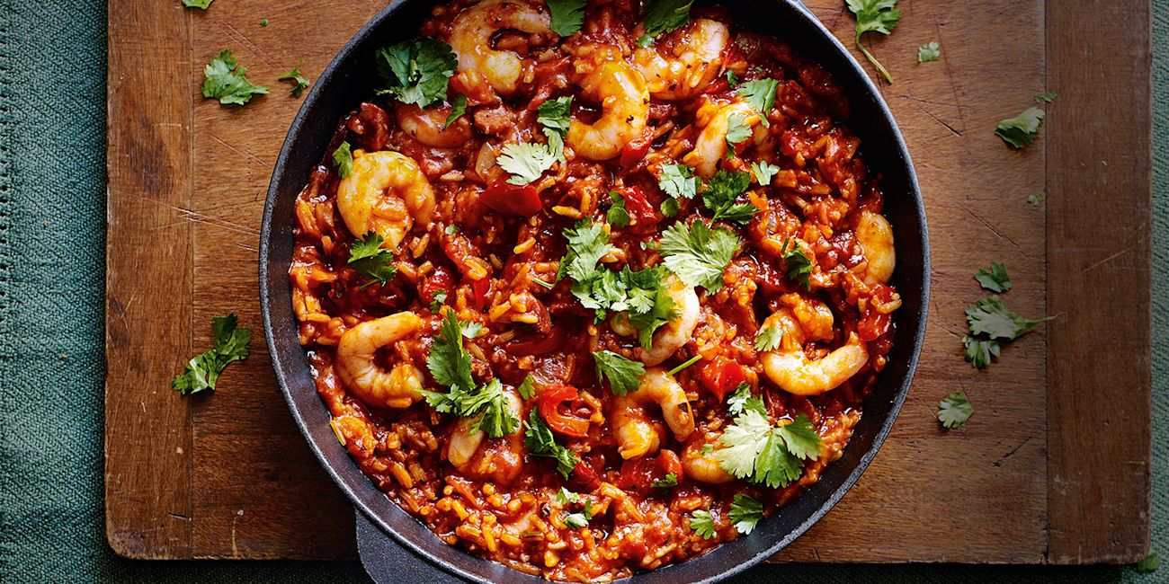 Prawn jambalaya