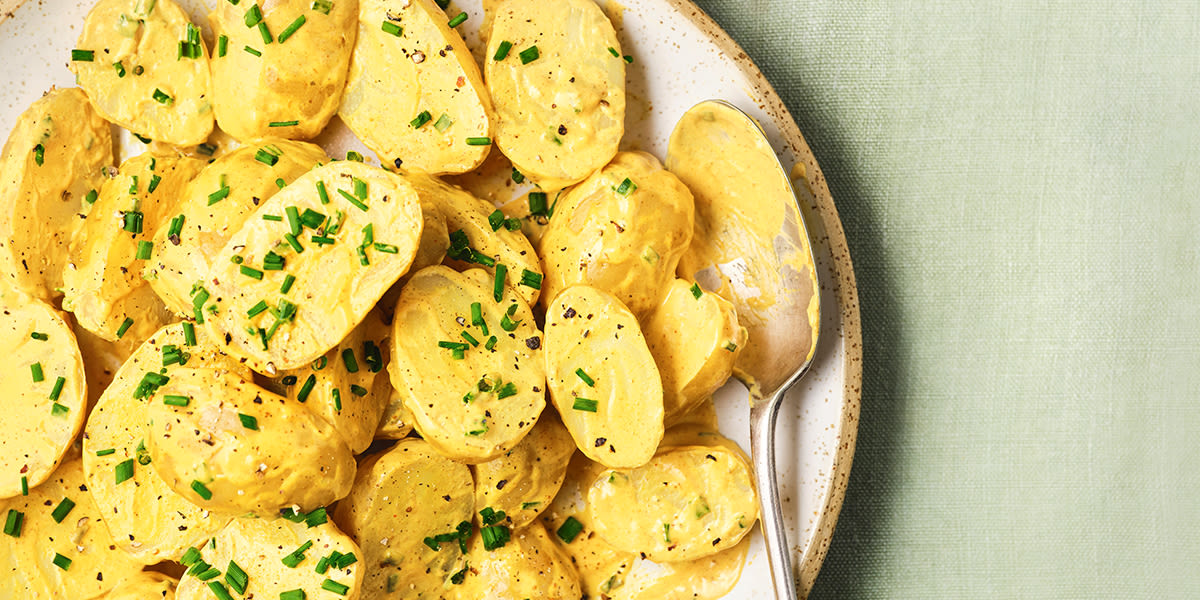 Coronation new potato salad Coronation new potato salad