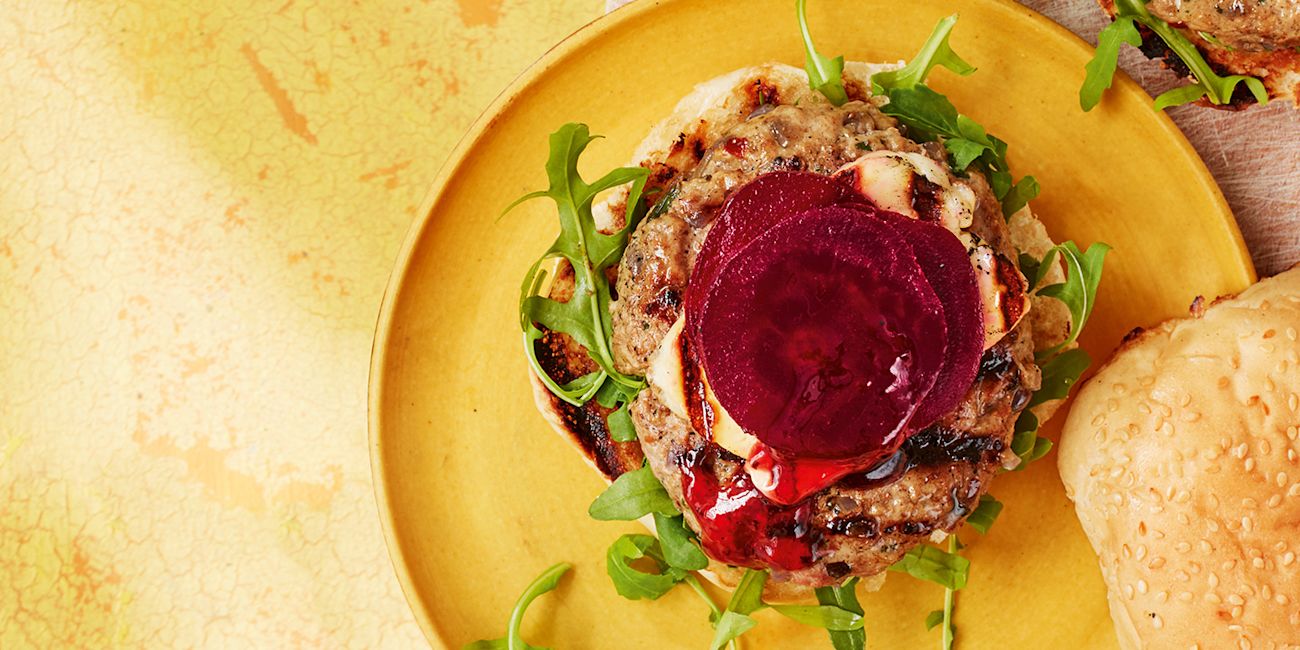 Beef and beet burgers Beef and beet burgers