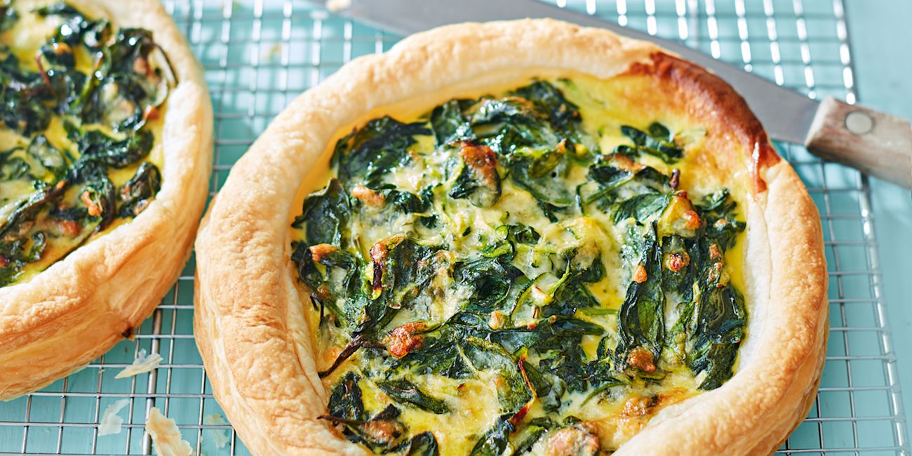 Mini green quiches Mini green quiches