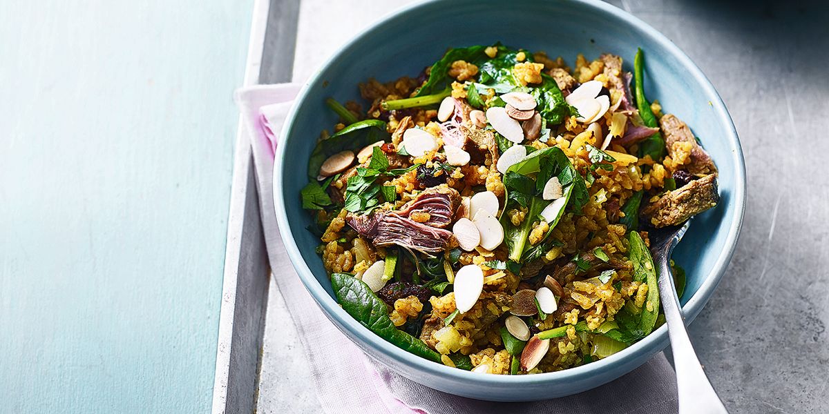 Spiced lamb pilaf Spiced lamb pilaf