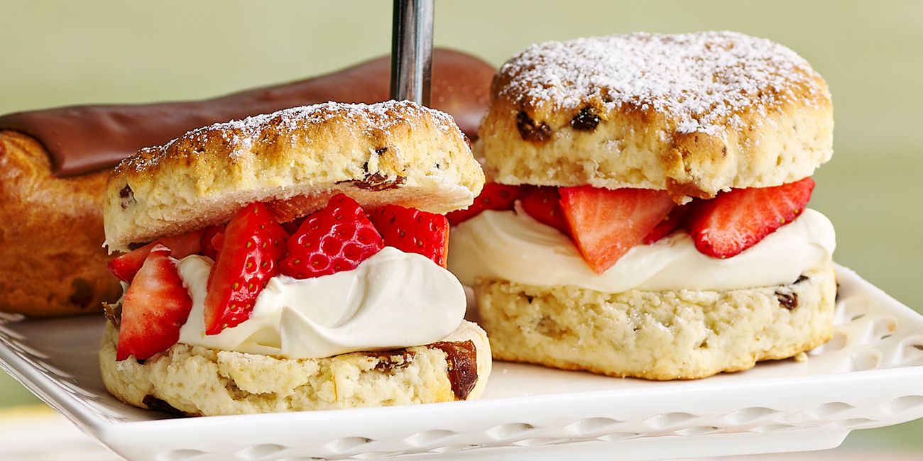 Strawberry scones Strawberry scones