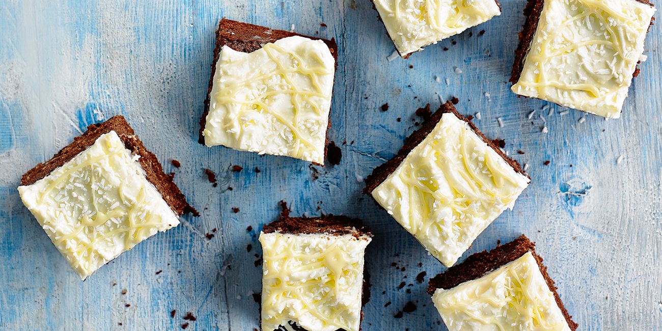 Chocolate and coconut traybake Chocolate and coconut traybake