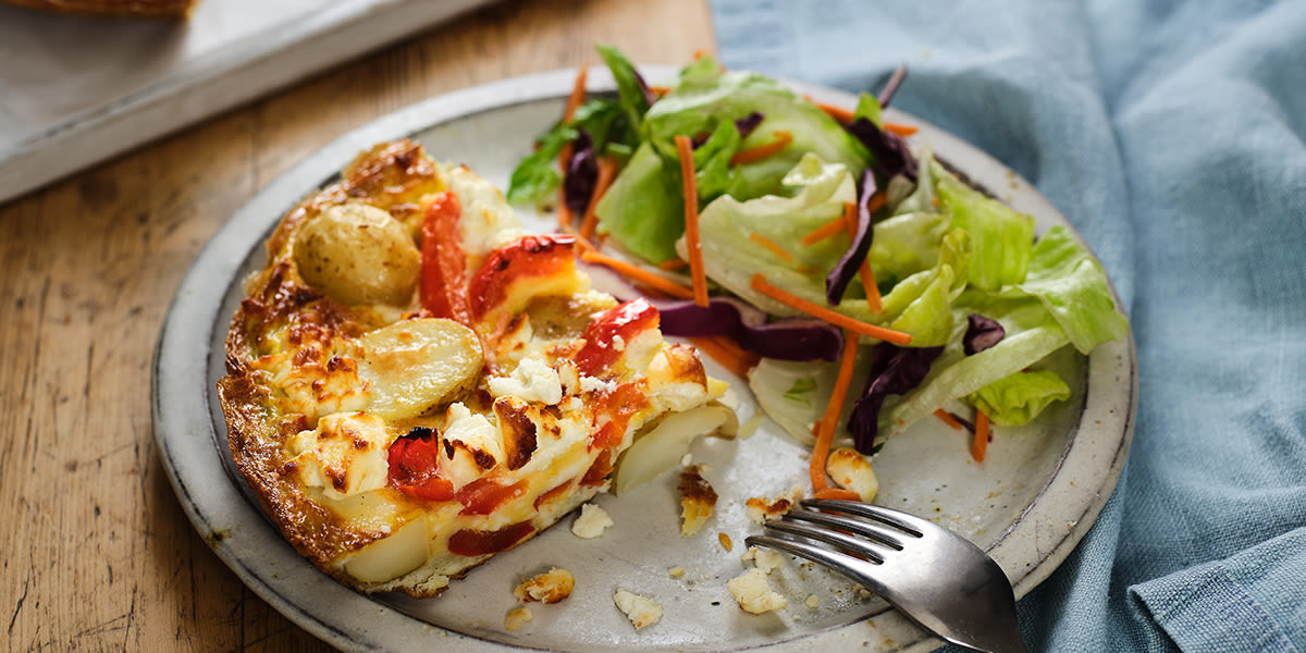 Red pepper spanish frittata Red pepper spanish frittata