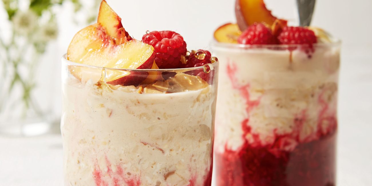 Raspberry overnight oats Raspberry overnight oats