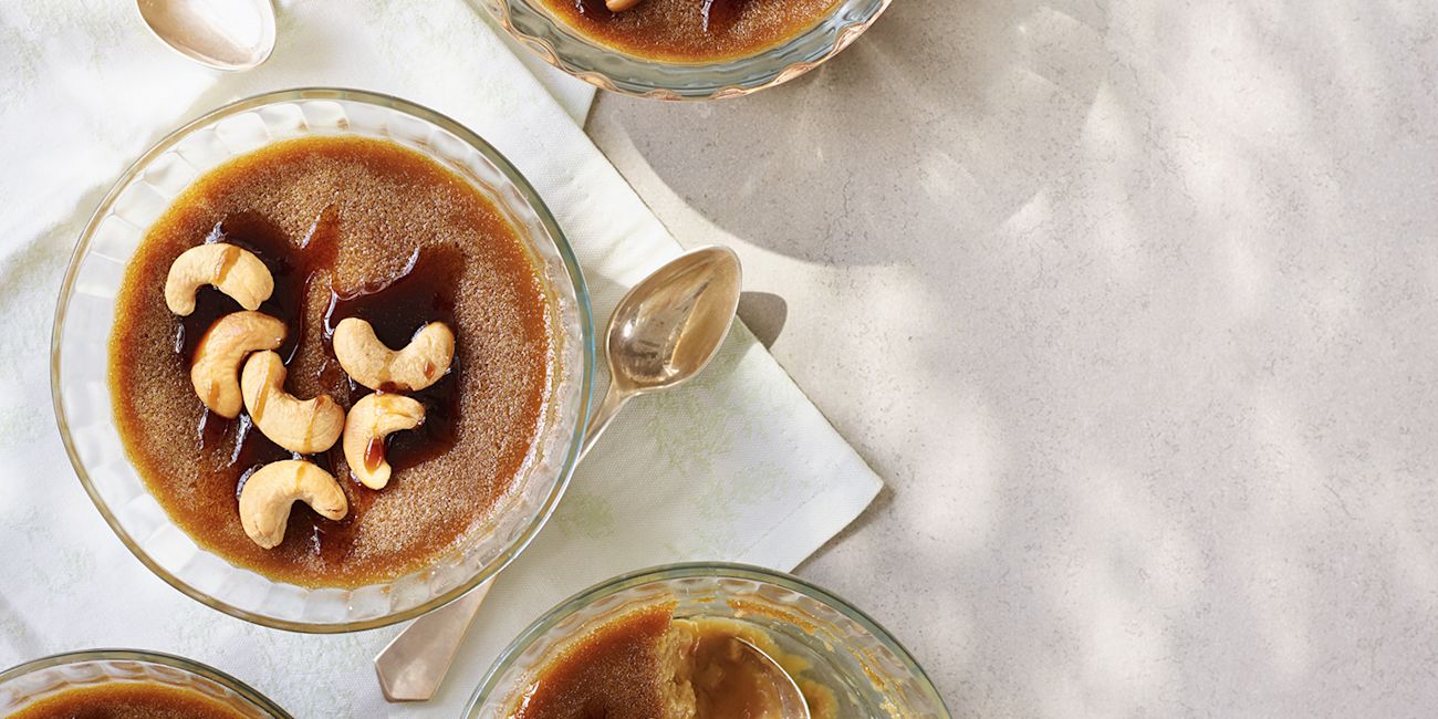 Spiced coconut custard pots Spiced coconut custard pots