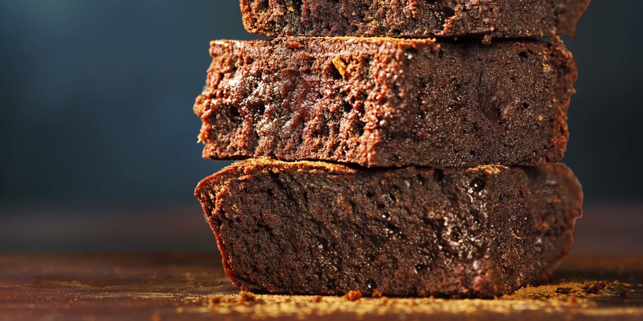 Spiced red wine brownies