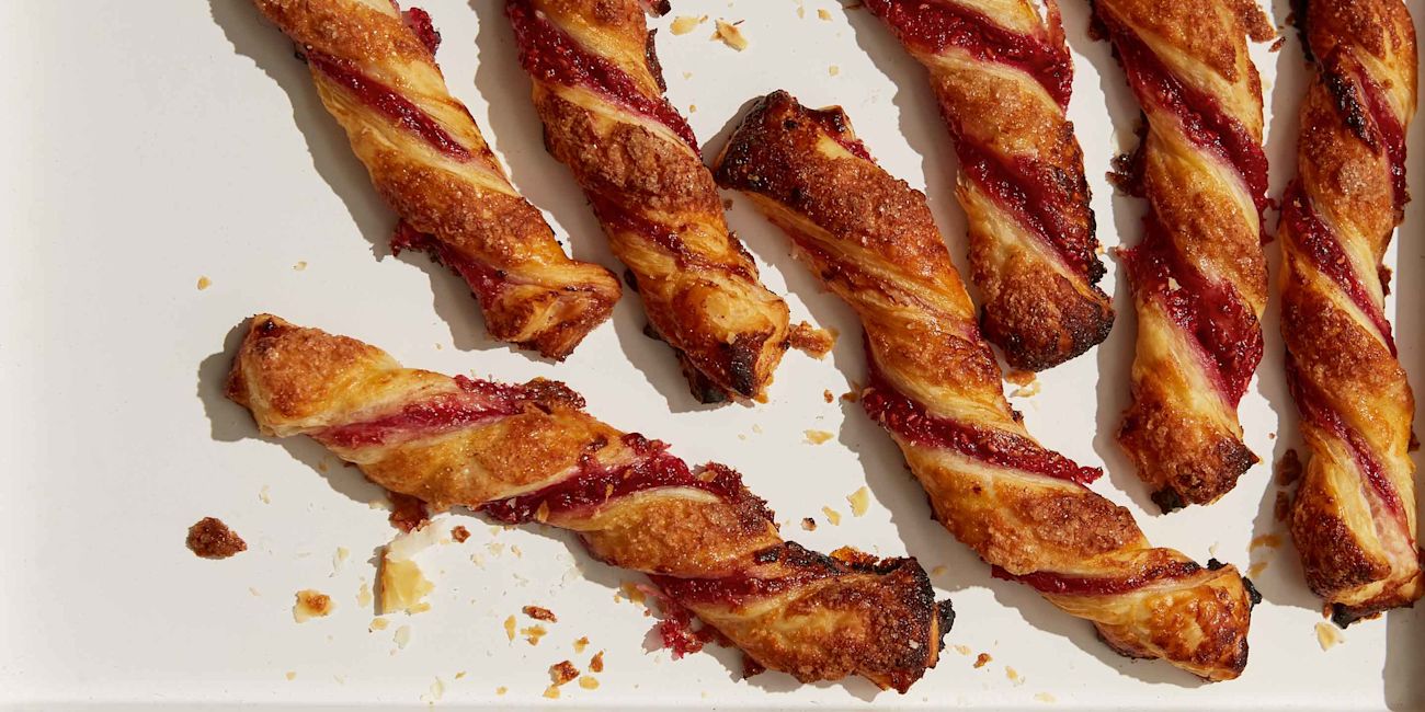 Raspberry straws Raspberry straws