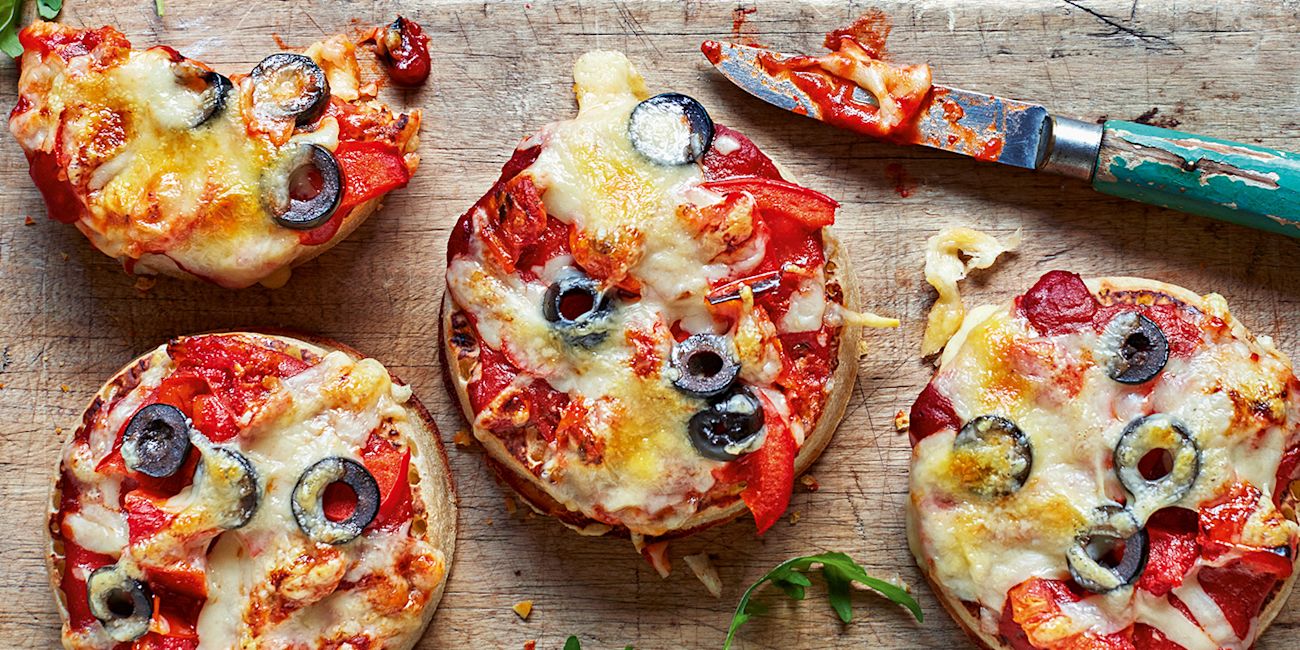 Speedy crumpet pizzas Speedy crumpet pizzas