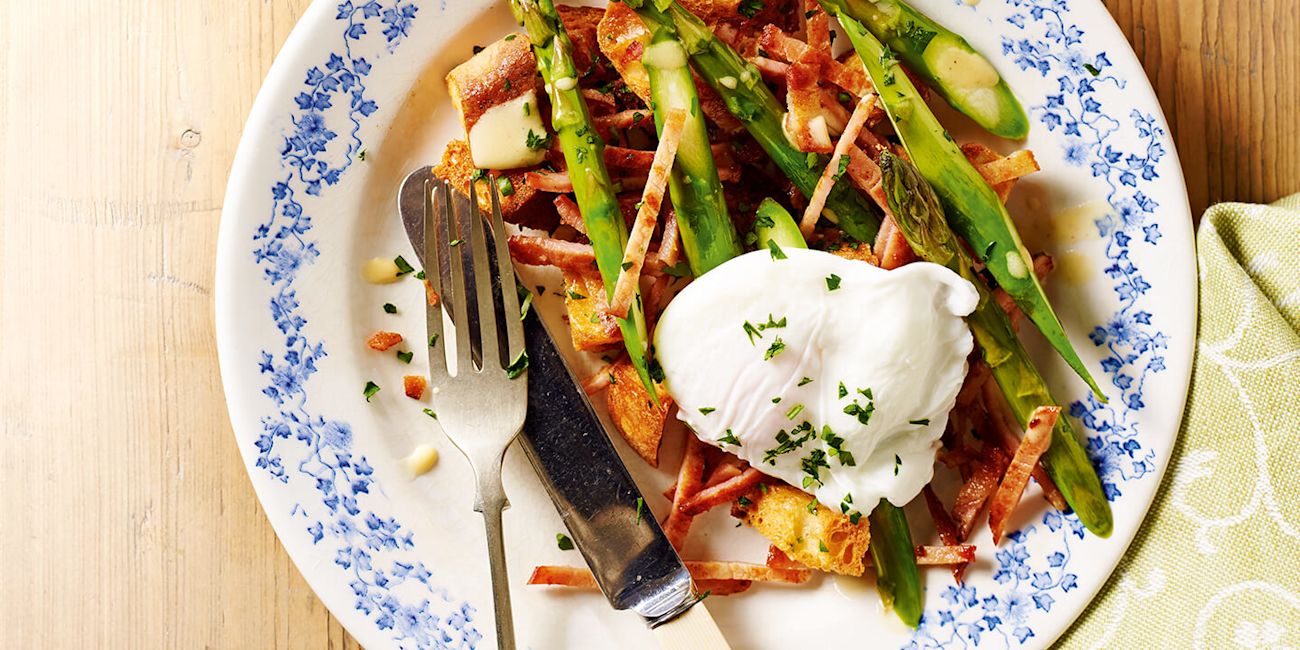 Bacon, egg and asparagus salad Bacon, egg and asparagus salad
