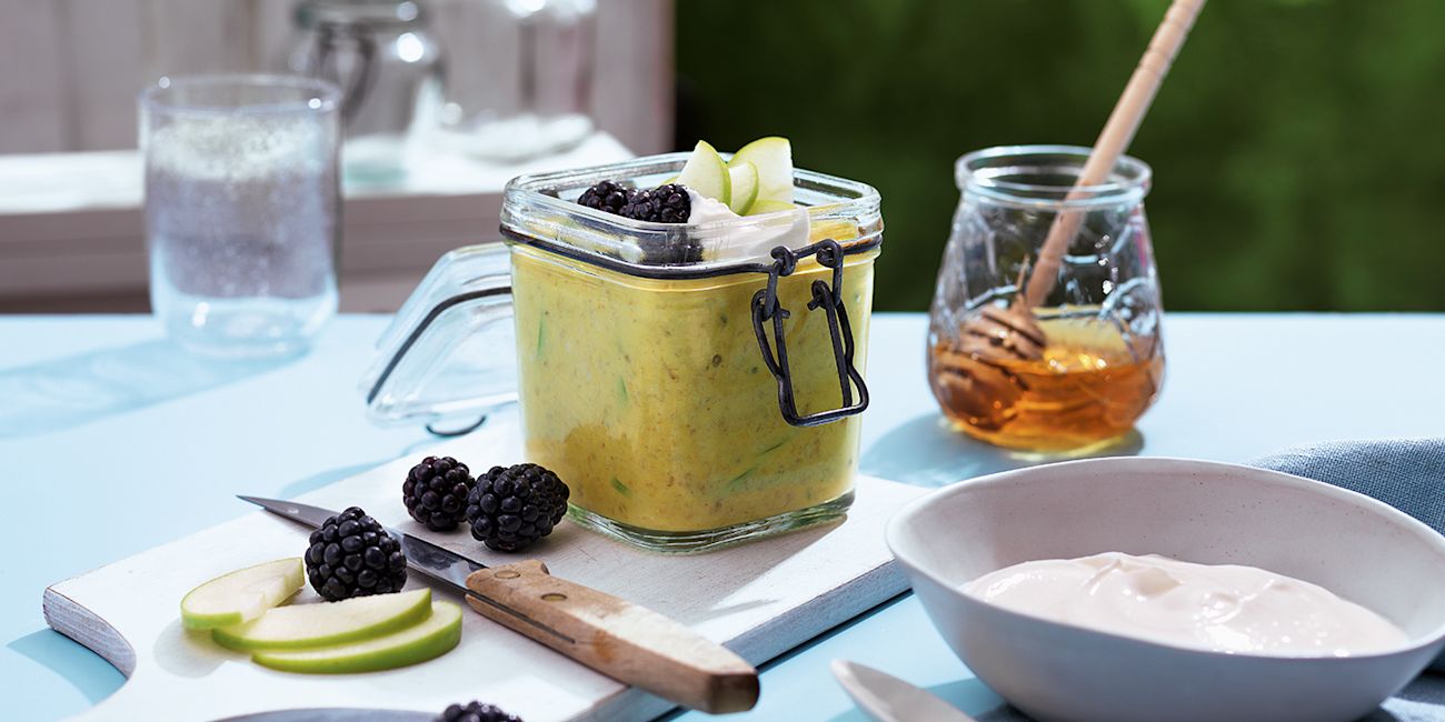 Golden milk bircher Golden milk bircher